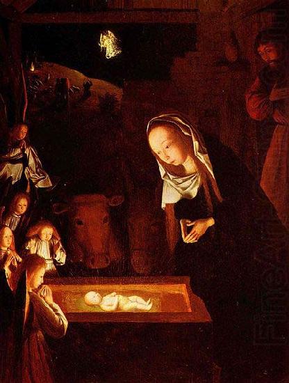Geertgen Tot Sint Jans Geertgen depicted the Child Jesus as a light source on his painting The Nativity at Night china oil painting image